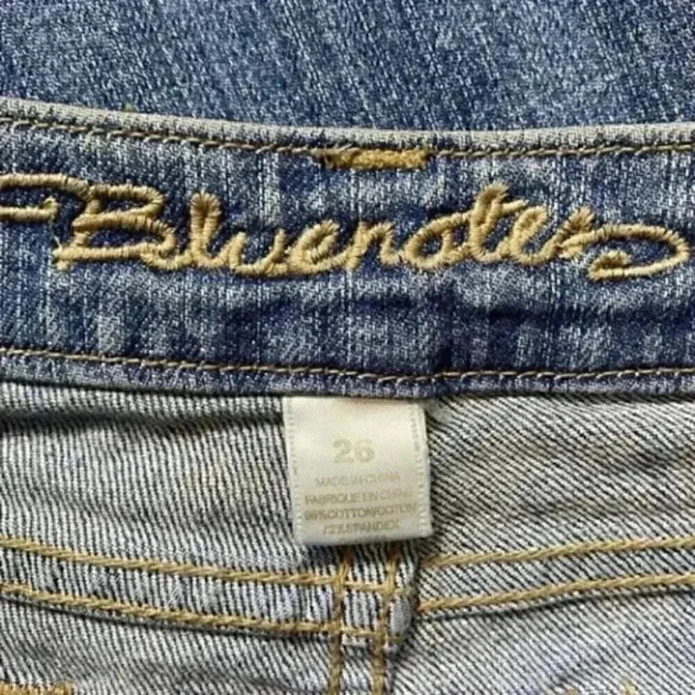 Vintage Bluenotes Low Rise Baby Bootcut Jeans Y2K Mid Blue Denim Size 26 - Picture 15 of 16